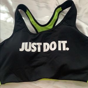 Nike just do it sports bra